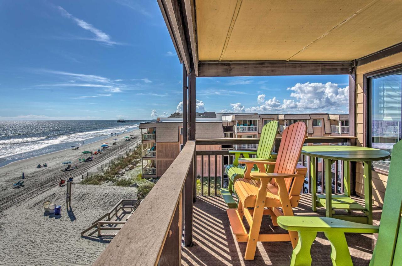 מירטל ביץ' Beach Lovers Haven Oceanfront Condo With Pool! מראה חיצוני תמונה